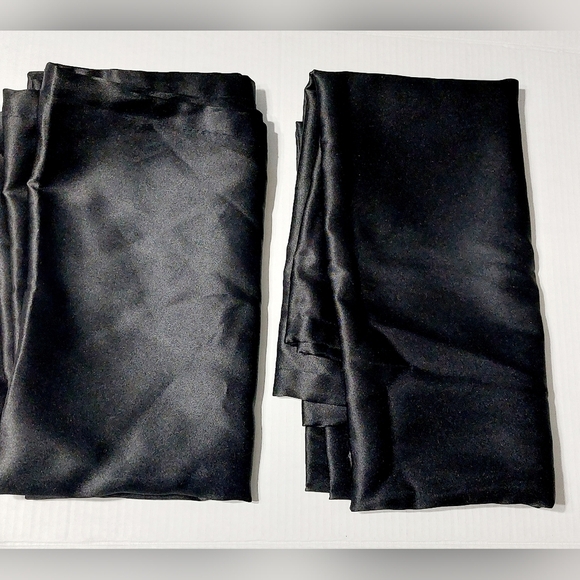 Rich Black Room Darkening 54 x 63 Curtains 2 panels - Picture 2 of 3